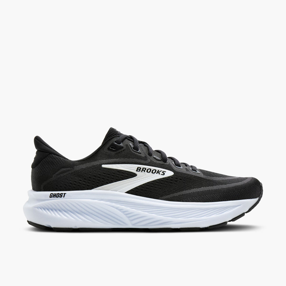 Brooks Ghost 18 Mens Size 11 White Black Open Air Running Shoes 1104931D172 Brooks Men main image 4