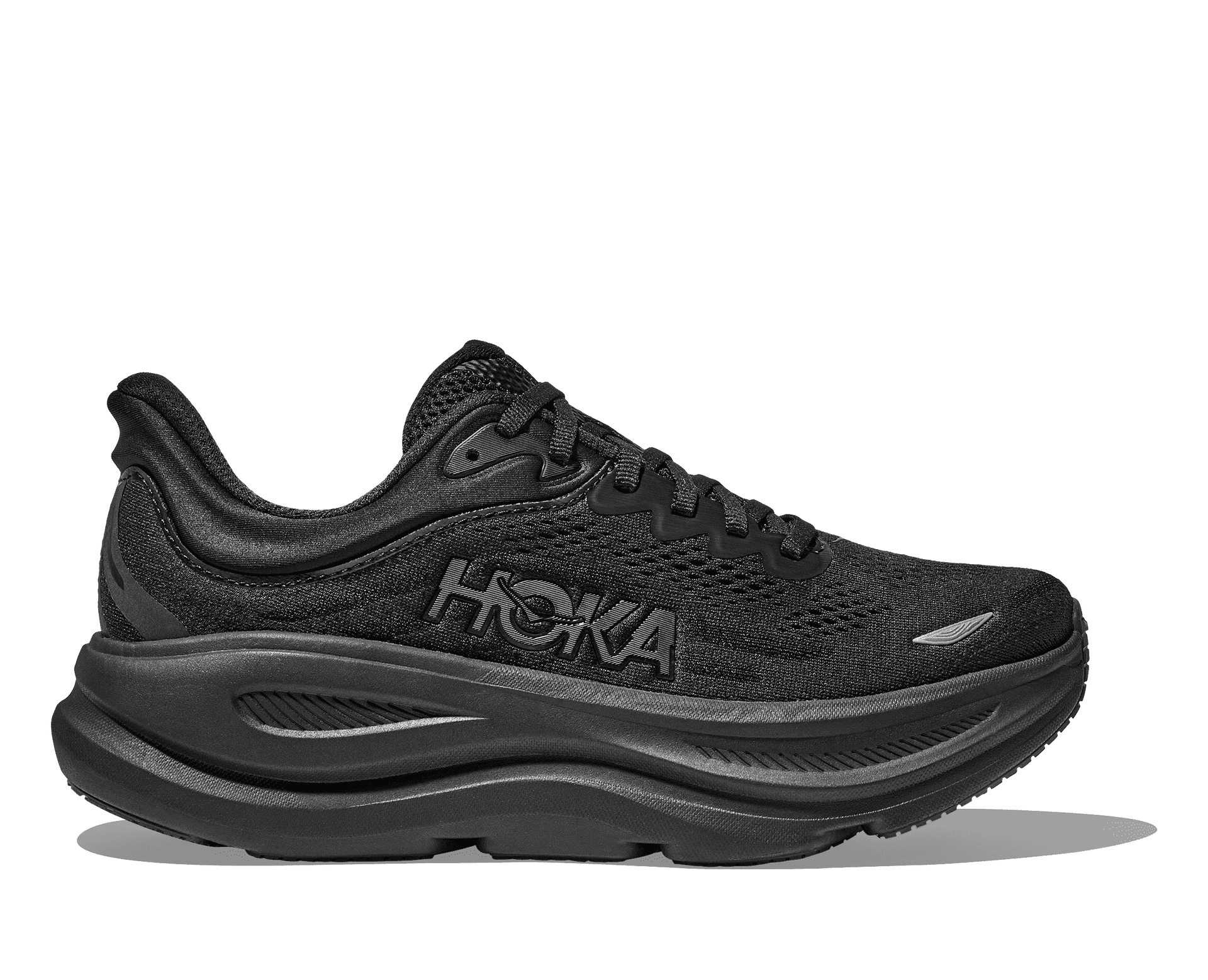 ★HOKA(W)★Bondi 9 Running Shoes★Black White HOKA Women's Bondi 9 Running Shoes | Marathon Sports