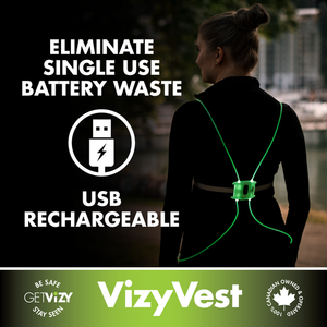 VizyVest Rechargeable LED Vest