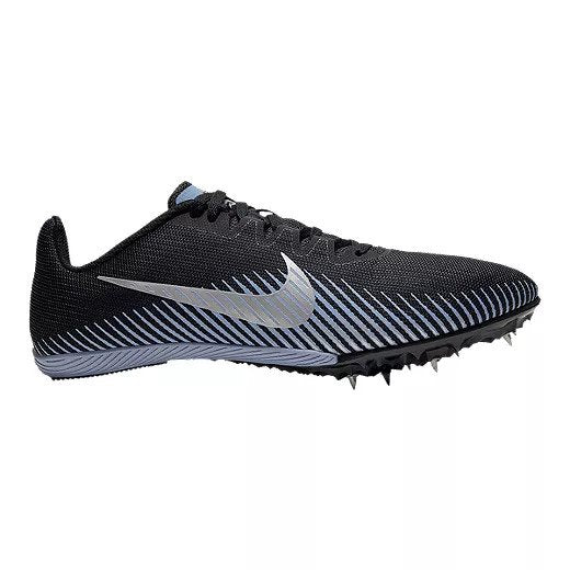 Nike Zoom Rival M 9 Black Metallic Silver Indigo Fog D 1